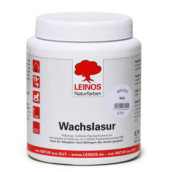 Wachslasur auf Wasserbasis 600