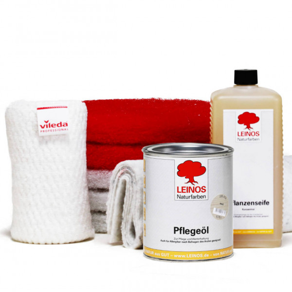 Reinigungs-Pflegeset Holzböden maschinell
