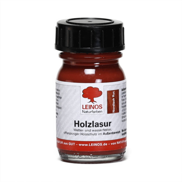 Holzlasur für außen 260 Nordisch Rot 30ml Probe
