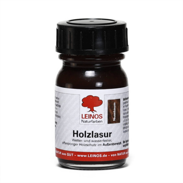 Holzlasur für außen 260 Nussbaum 30ml Probe