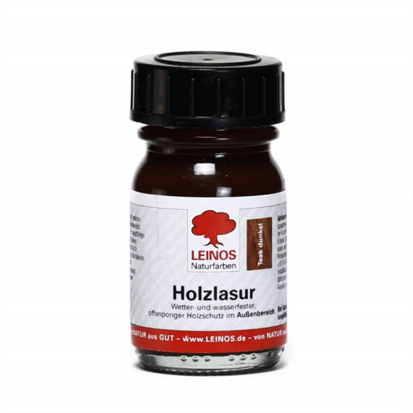 Holzlasur für außen 260 Teak Dunkel 30ml Probe