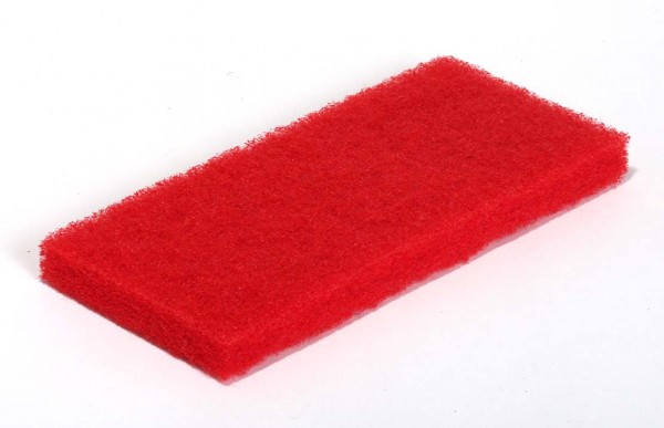 Rotes Super-Reinigungspad groß