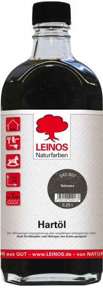 Hartöl 240 Schwarz 0,25l